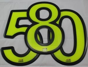 fluoro yellow green grill number