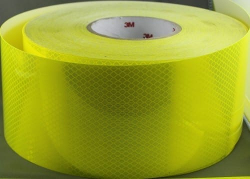 3M Fluoro Yellow Green (4083) Diamond Grade Class 1 Reflective Tape ...