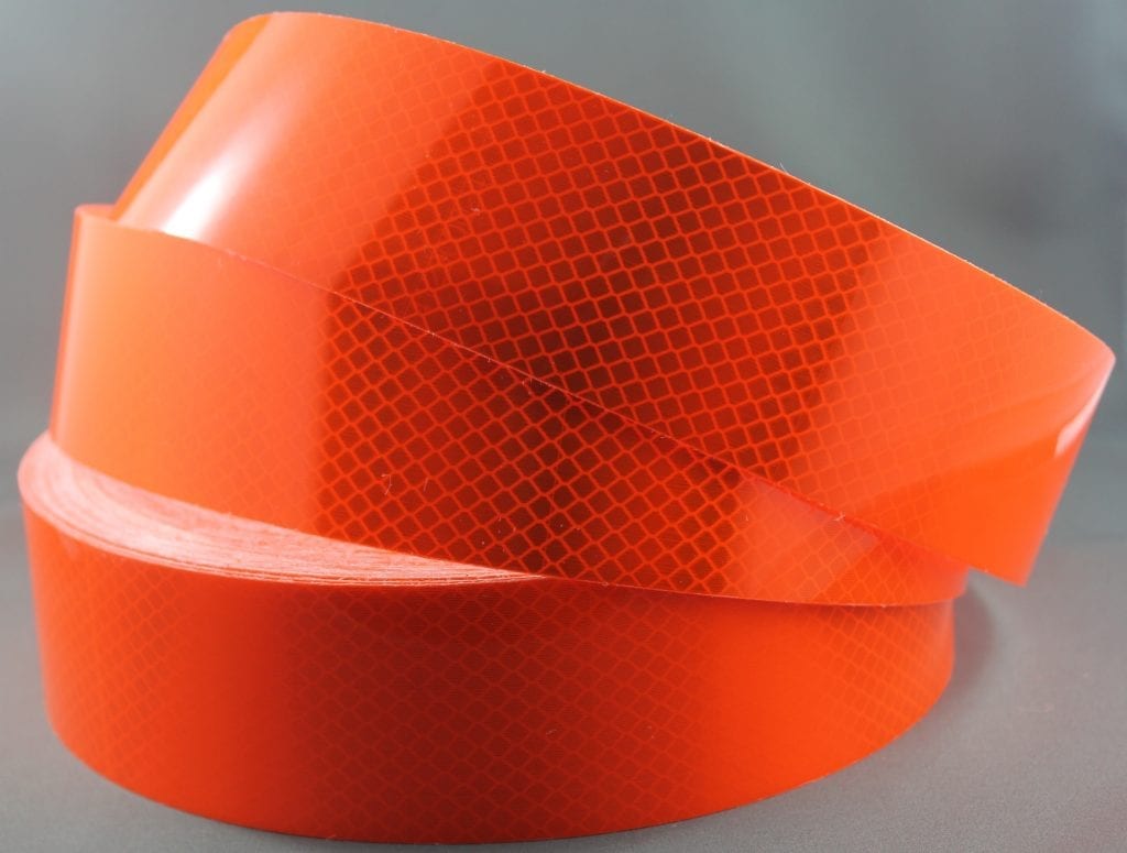 orange reflector tape