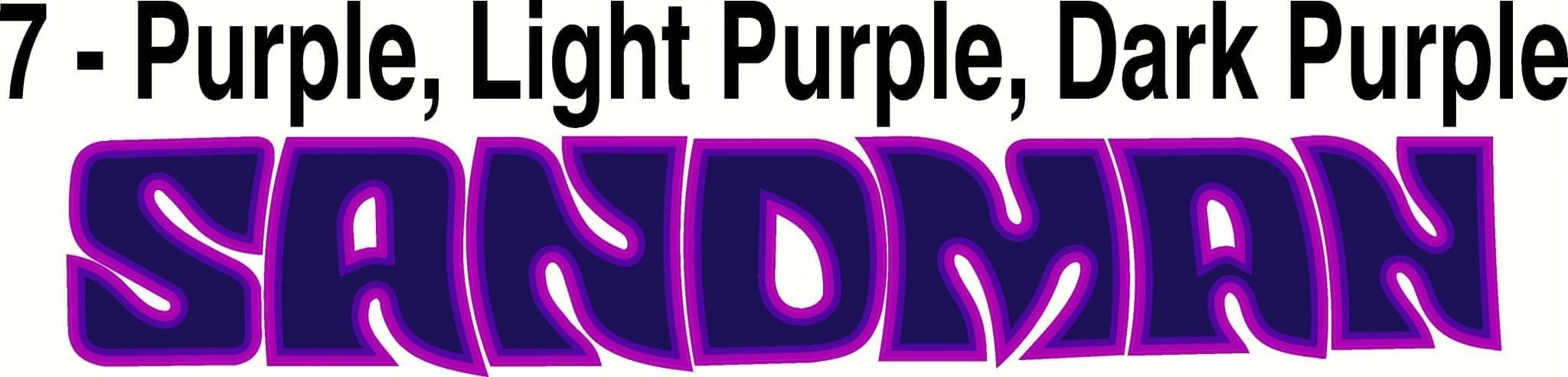 sandman purple light purple dark purple