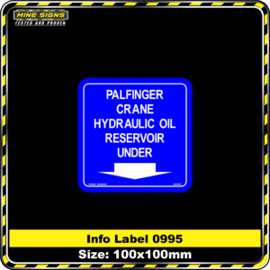 Palfinger Crane Hydraulic Oil Resevoir Under