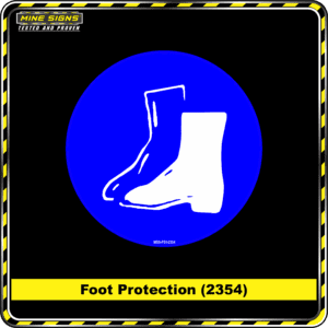 MS - Mandatory Signs - Circles - Foot Protection-Safety Footwear - 2354