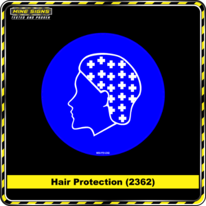 MS - Mandatory Signs - Circles - Hair Protection - 2362
