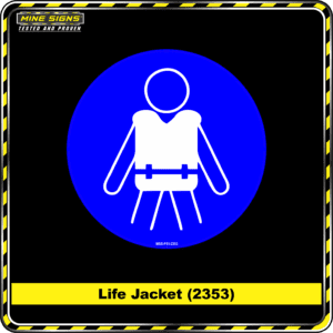 MS - Mandatory Signs - Circles - Life Jacket - 2353