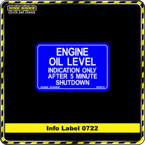MS - Product Background - Safety Signs - Engine Oil Level ind only 0722