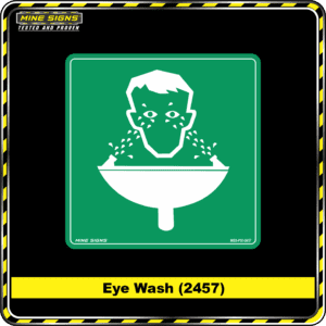 MS - Product Background - Safety Signs - Eye Wash 2457
