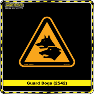 MS - Product Background - Safety Signs - Guard Dogs 2542