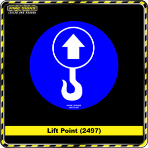 MS - Product Background - Safety Signs - Lift Point 2497