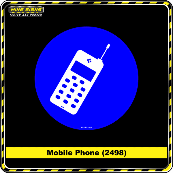 MS - Product Background - Safety Signs - Mobile Phone 2498