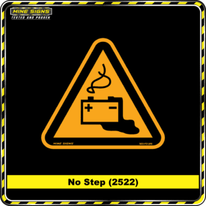 MS - Product Background - Safety Signs - No Step (2522)