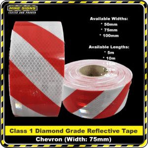 Product Backgrounds - Tape - 3M FYG Tape Red White Chevron Right 75 MS